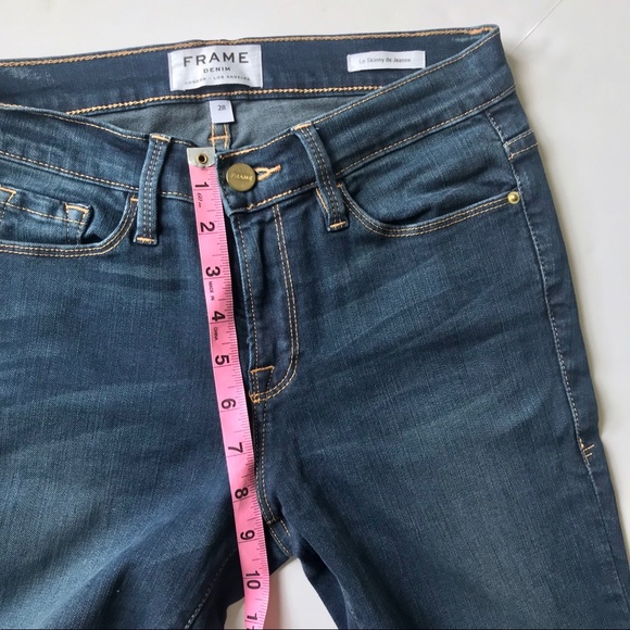 SOLD FRAME Blue Le Skinny de Jeanne Jean - Picture 5 of 8